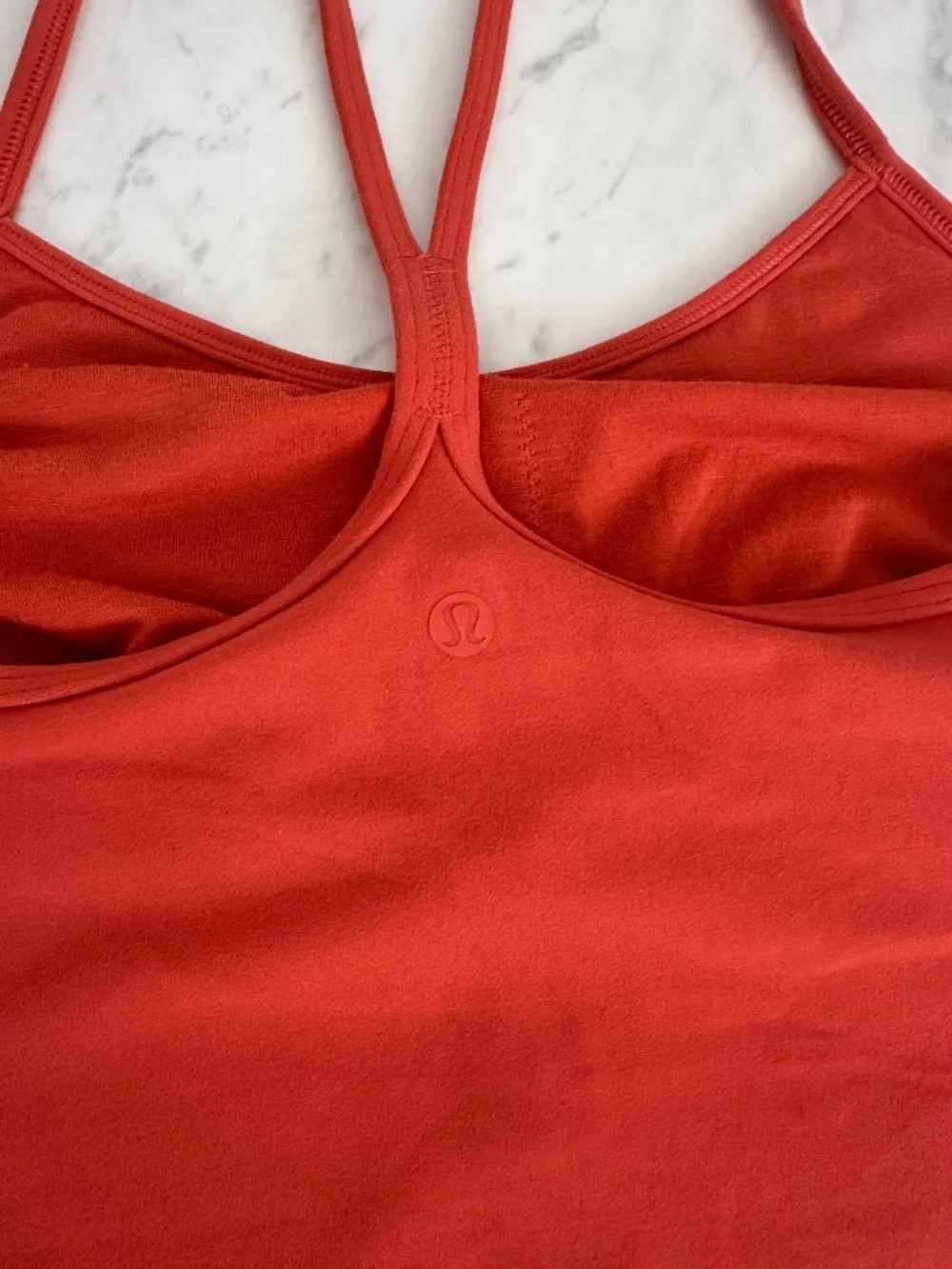 Lululemon Staps Bodysuit Sz 6 orange